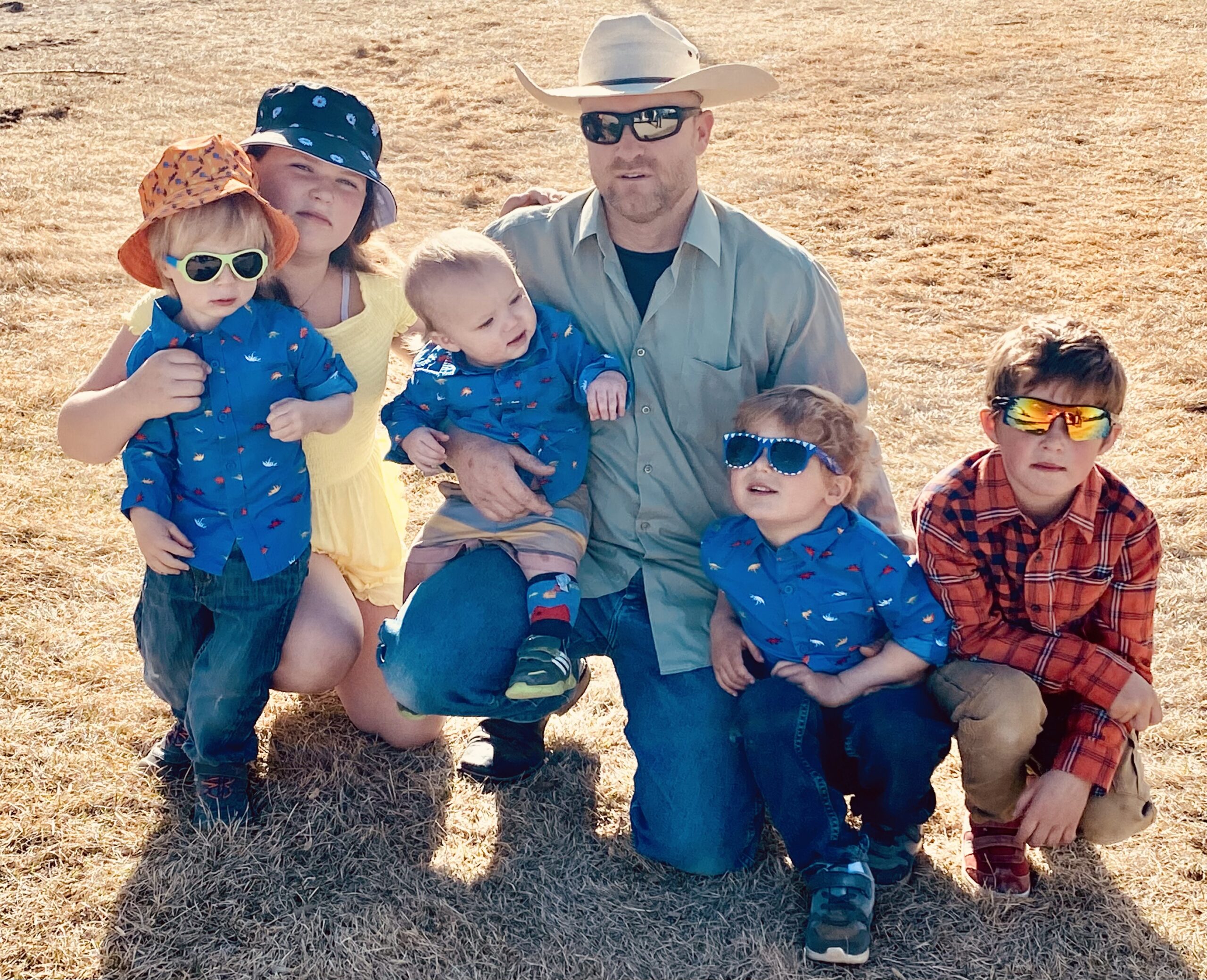 It's rare that everyone sits still long enough for a family photo.